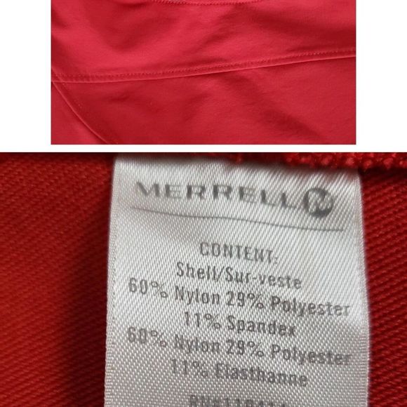 Merrill Women’s Size Medium Zipper Jacket. Red - Picture 10 of 10